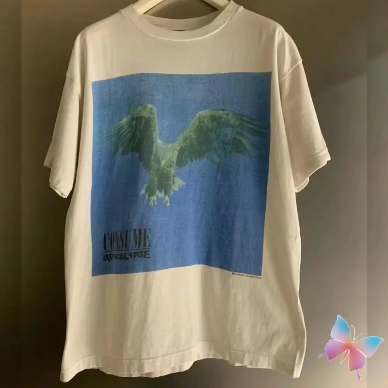 24ss New Saint Michael T-shirts Cotton Eagle Print Drop Shoulder Short Sleeve Tops Casual Loose Oversized Men Women Tshirts
24ss New Saint Michael T-shirts Cotton Eagle Print Drop Shoulder Short Sleeve Tops Casual Loose Oversized Men Women Tshirts