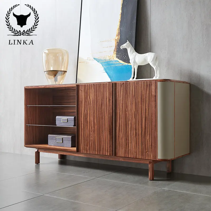 Luxury Ebony all-solid wood sideboard cabinet Modern simple tea cabinet Rockboard Restaurant locker 1.7m.
Luxury Ebony all-solid wood sideboard cabinet Modern simple tea cabinet Rockboard Restaurant locker 1.7m.