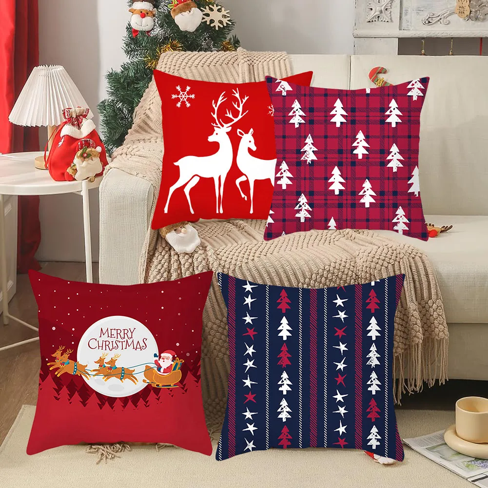 Christmas Pillow Cover Cushion Cover Decorations 2023 Santa Claus Snowman Pattern Xmas Party Decor Sofa Bed Holiday Ornaments
Christmas Pillow Cover Cushion Cover Decorations 2023 Santa Claus Snowman Pattern Xmas Party Decor Sofa Bed Holiday Ornaments