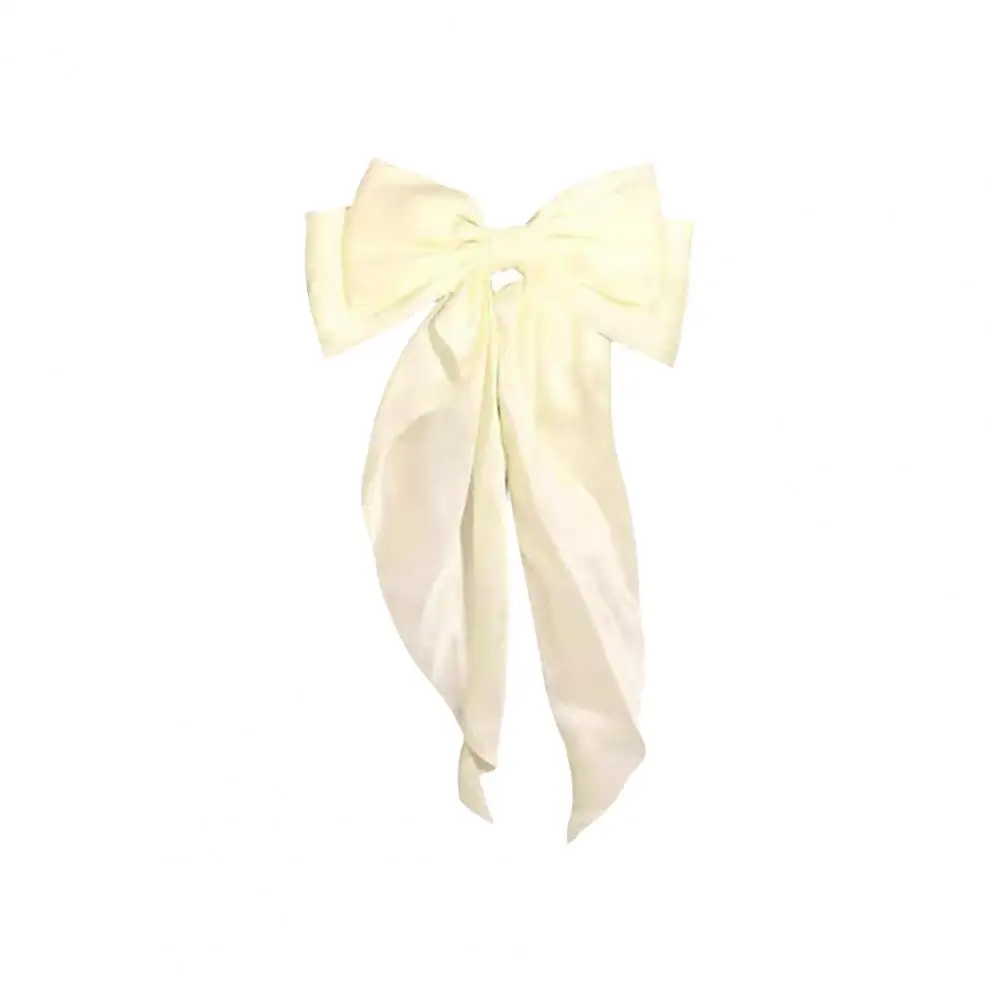 Anti-slip Hair Barrette 3 Pack Satin Bow Hair Barrettes Retro Solid Color Anti-slip Ponytail Clips for Women Double-layered Hair
Anti-slip Hair Barrette 3 Pack Satin Bow Hair Barrettes Retro Solid Color Anti-slip Ponytail Clips for Women Double-layered Hair