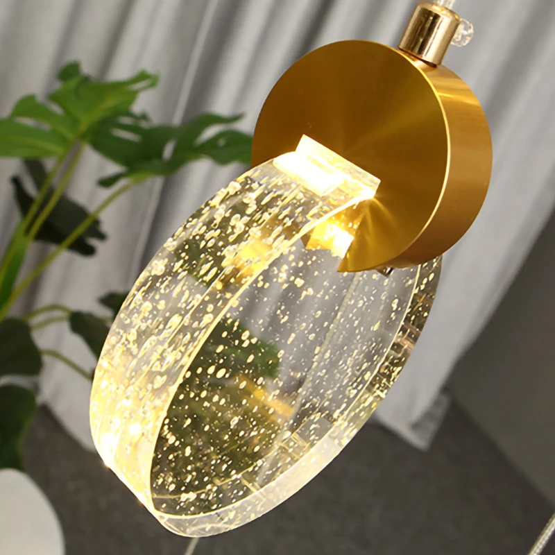 Nordic LED pendant lights modern glass crystal gold chandeliers indoor lighting home decor living room stair bedroom bedside
Nordic LED pendant lights modern glass crystal gold chandeliers indoor lighting home decor living room stair bedroom bedside