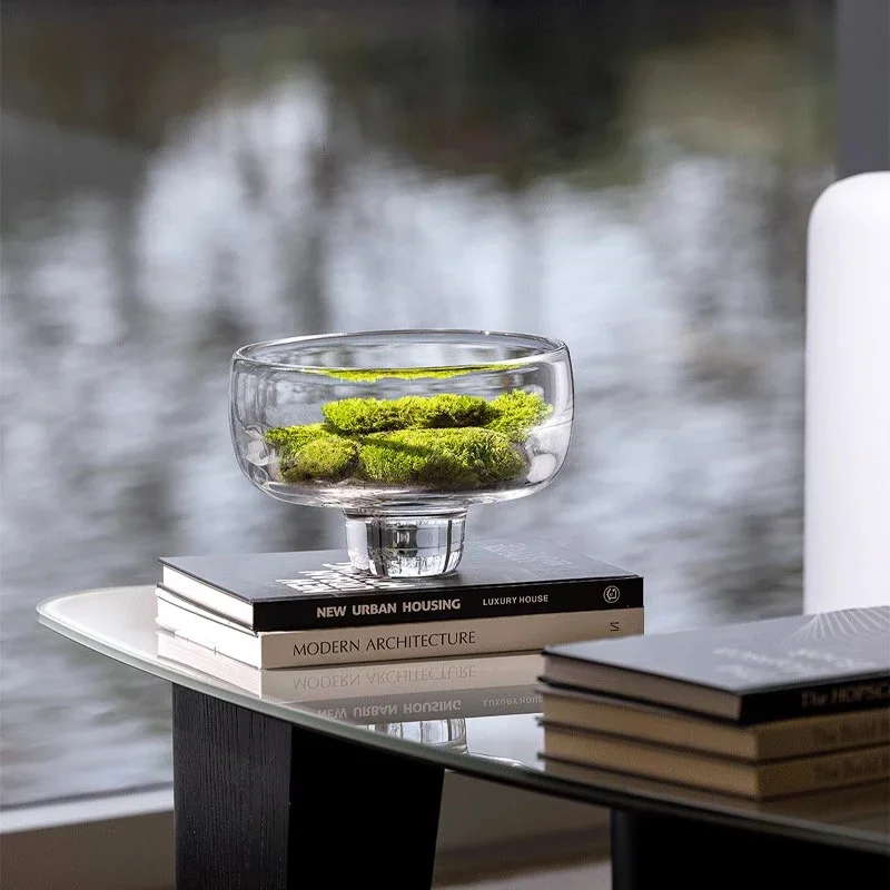 Simple, luxurious, transparent, large-diameter glass floral ware, vase decorations, tea table, side tables, bedside table,fruit
Simple, luxurious, transparent, large-diameter glass floral ware, vase decorations, tea table, side tables, bedside table,fruit