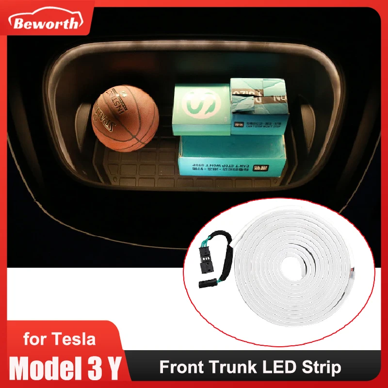 Frunk Brighten LED Strip Bar for Tesla Model 3 Y Front Trunk Light Interior Decorative Accessories Modified Lighting Lamp Tube
Frunk Brighten LED Strip Bar for Tesla Model 3 Y Front Trunk Light Interior Decorative Accessories Modified Lighting Lamp Tube