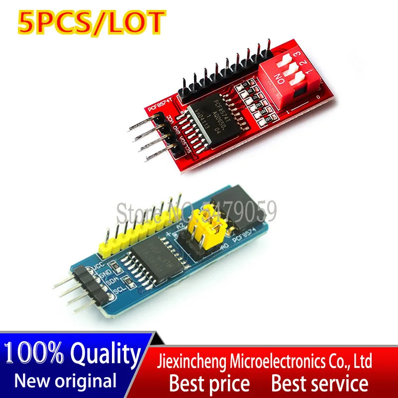 Модуль расширения PCF8574 I/O, модуль PCF8574T, интерфейс I2C электронного строительного блока
Модуль расширения PCF8574 I/O, модуль PCF8574T, интерфейс I2C электронного строительного блока