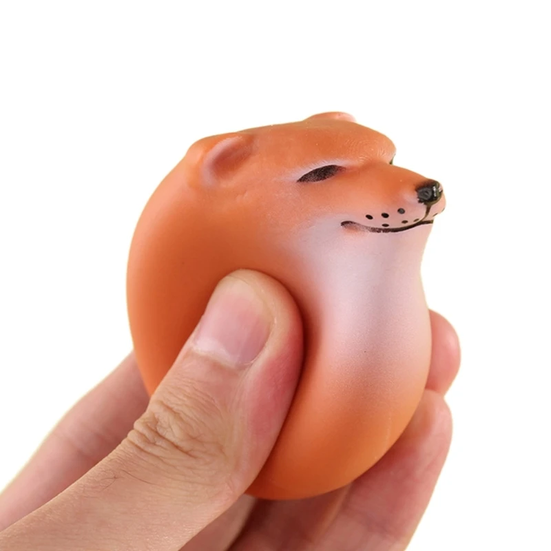 

Funny Squishy Dog AntiStress TPR Toy Squeezable Animal Stretchy Toy Hand Squeeze Toy Novelty Gag Practical Joke Props
