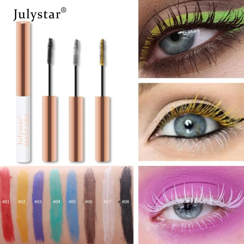 Color Mascara Thick Curling Waterproof Sweat-proof Long Lasting Black Green Blue White Mascara Natural Fast Dry Cosmetic Tools
Color Mascara Thick Curling Waterproof Sweat-proof Long Lasting Black Green Blue White Mascara Natural Fast Dry Cosmetic Tools