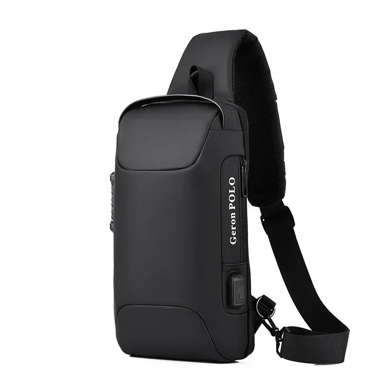 

New Men's Sports Car Chest Bag Unique Single Shoulder Bag Athletic Fanny Pack Casual Multi-functional Crossbody Bag