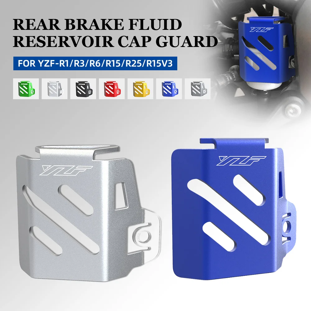 For Yamaha YZF-R1/R3/R6/R15/R25 YZF R1 R3 R6 R15 V3 R25 2009-2021Motorcycle Rear Brake Fluid Reservoir Guard Cover Protector
For Yamaha YZF-R1/R3/R6/R15/R25 YZF R1 R3 R6 R15 V3 R25 2009-2021Motorcycle Rear Brake Fluid Reservoir Guard Cover Protector