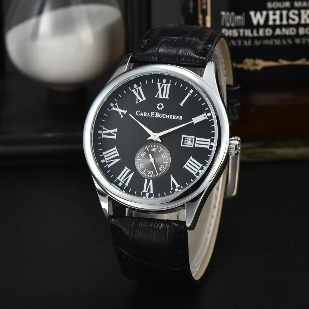 2024 New Carl F.Bucherer Luxury Brand Men's Multifunctional Time Code Watch Leisure Fashion Clock High Quality Quartz Watch 
2024 New Carl F.Bucherer Luxury Brand Men's Multifunctional Time Code Watch Leisure Fashion Clock High Quality Quartz Watch