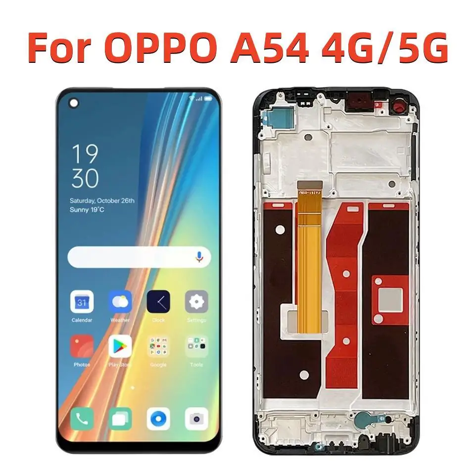 Original For OPPO A54 5G CPH2195 Display LCD Screen With Frame 6.5" For Oppo A54 4G CPH2239 LCD Touch Panel Display Parts
Original For OPPO A54 5G CPH2195 Display LCD Screen With Frame 6.5" For Oppo A54 4G CPH2239 LCD Touch Panel Display Parts