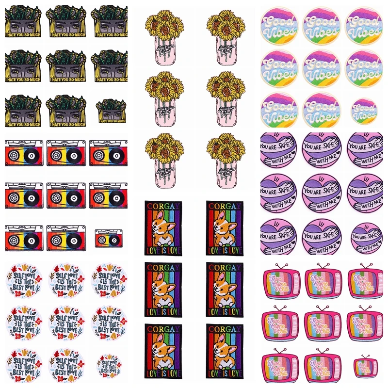 10PCs/Lot Words Patch Iron-On Patches For Clothing Girl Power Embroidered Patches On Clothes Slogan Clothes Stripes With Iron
10PCs/Lot Words Patch Iron-On Patches For Clothing Girl Power Embroidered Patches On Clothes Slogan Clothes Stripes With Iron
