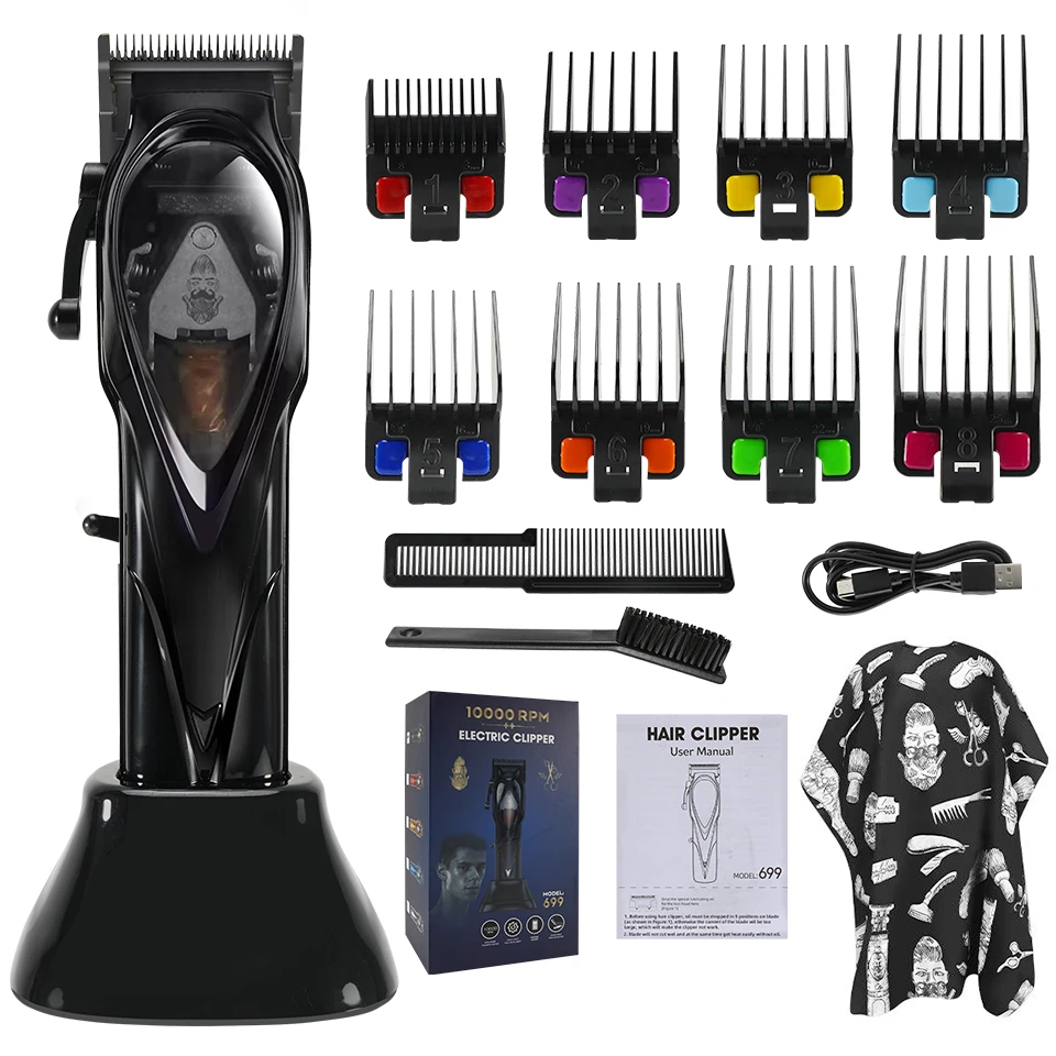 Rechargeable Cordless Hair Trimmer For Men Grooming Professional Electric Hair Clipper Beard Hair Cutting Machine Edge Outline
Rechargeable Cordless Hair Trimmer For Men Grooming Professional Electric Hair Clipper Beard Hair Cutting Machine Edge Outline