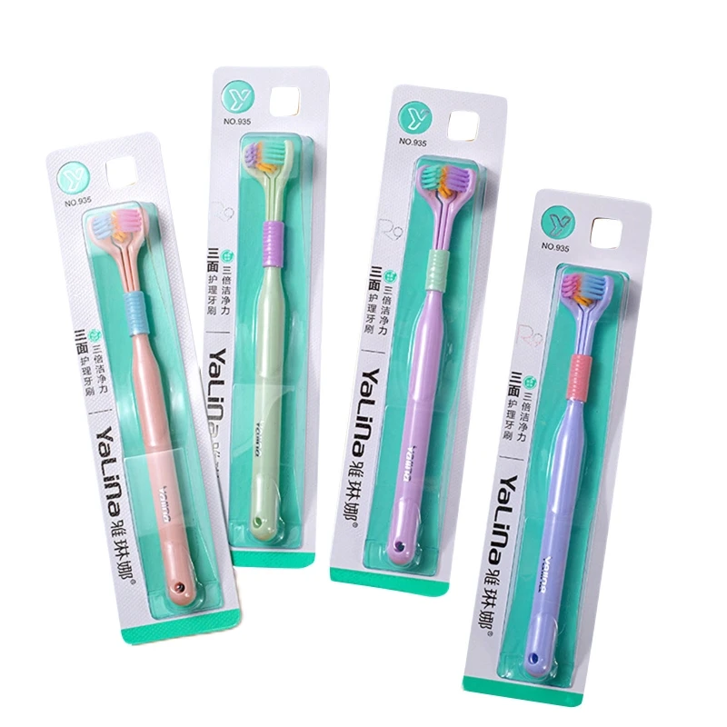 1Pc 3 Sided Toothbrush for Adults Soft Bristle Travel Toothbrush Easy Grip Manual Tooth Brushes Cleaning Teeth
1Pc 3 Sided Toothbrush for Adults Soft Bristle Travel Toothbrush Easy Grip Manual Tooth Brushes Cleaning Teeth