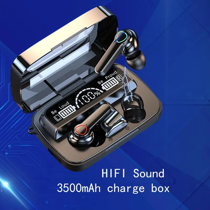 M19 Bluetooth Wireless headset 5.3 Bluetooth Earphones IPX5 Waterproof Headsets with Mic HiFi Stereo Music Earbuds for all phone
M19 Bluetooth Wireless headset 5.3 Bluetooth Earphones IPX5 Waterproof Headsets with Mic HiFi Stereo Music Earbuds for all phone