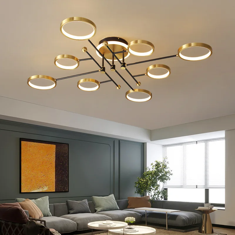 Postmodern All Copper Molecular Lamps Room Home Decoration Bedroom Living Dining Room Suction Chandelier Lighting
Postmodern All Copper Molecular Lamps Room Home Decoration Bedroom Living Dining Room Suction Chandelier Lighting