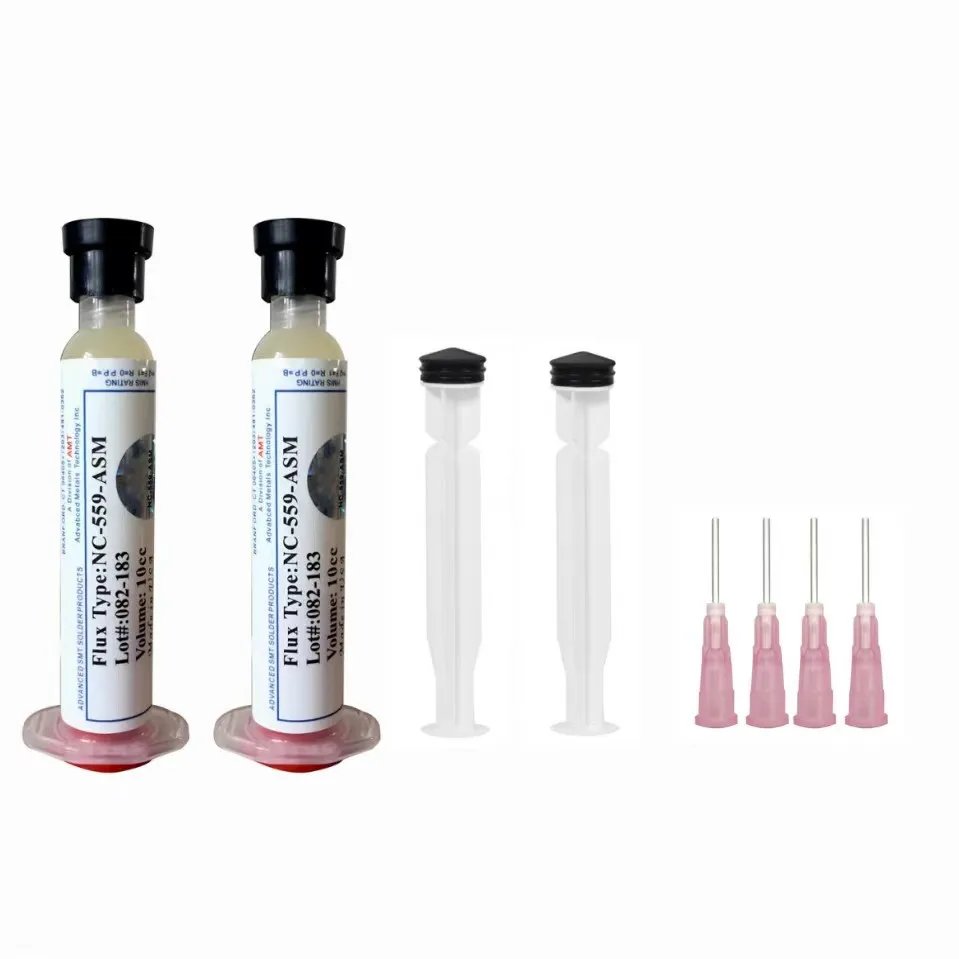 Soldering Flux 10cc NC-559-ASM-UV Solder Paste for Phone LED BGA SMD PGA PCB Repair + Needle Working Tools
Soldering Flux 10cc NC-559-ASM-UV Solder Paste for Phone LED BGA SMD PGA PCB Repair + Needle Working Tools