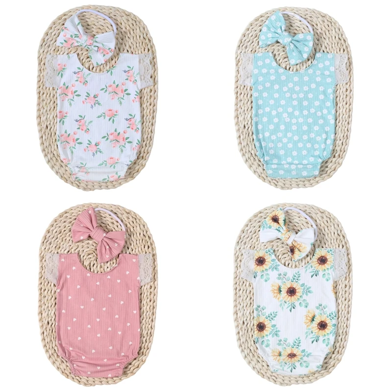 2Pcs Newborn Photography Props Baby Flower Printed Romper Bow Headband Outfit Infants Photo Shooting Bowknot Hairband
2Pcs Newborn Photography Props Baby Flower Printed Romper Bow Headband Outfit Infants Photo Shooting Bowknot Hairband