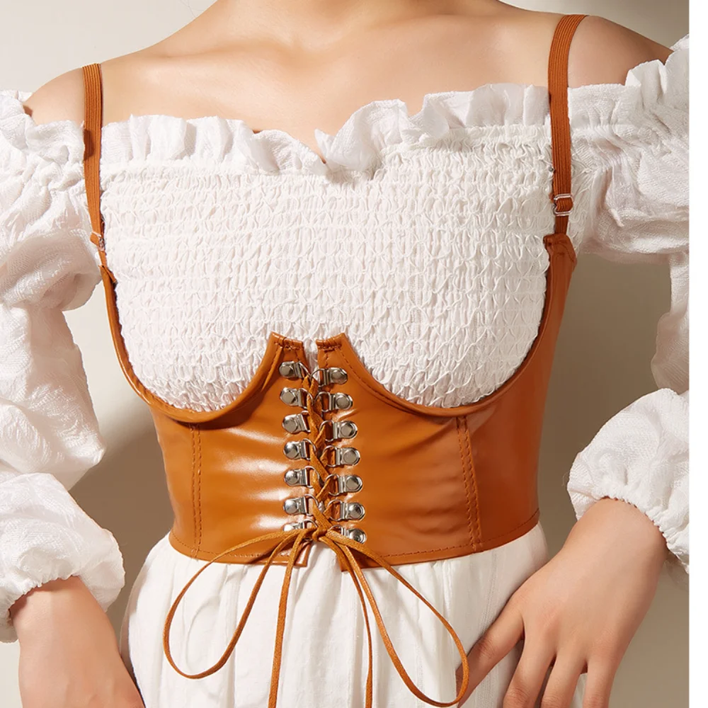 Medieval Women Elf Leather Belt Corset Girdle Waistband Renaissance Victorian Goth Vegvisir Knight Zentai Vest Cosplay Costumes
Medieval Women Elf Leather Belt Corset Girdle Waistband Renaissance Victorian Goth Vegvisir Knight Zentai Vest Cosplay Costumes