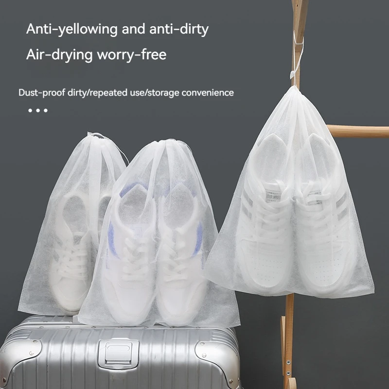 6PCS Thickened Shoe Storage Bag Non-woven Bag Cover Anti-yellow White Shoe Sun Protection Breathable Dustproof Shoe Cover home
6PCS Thickened Shoe Storage Bag Non-woven Bag Cover Anti-yellow White Shoe Sun Protection Breathable Dustproof Shoe Cover home