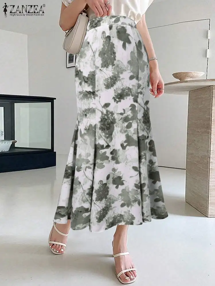 ZANZEA Women Mermaid Long Skirt Bohemian Floral Print Jupes 2023 New Wrapped Hips Faldas Casual High Waist Slimming Maxi Skirts
ZANZEA Women Mermaid Long Skirt Bohemian Floral Print Jupes 2023 New Wrapped Hips Faldas Casual High Waist Slimming Maxi Skirts