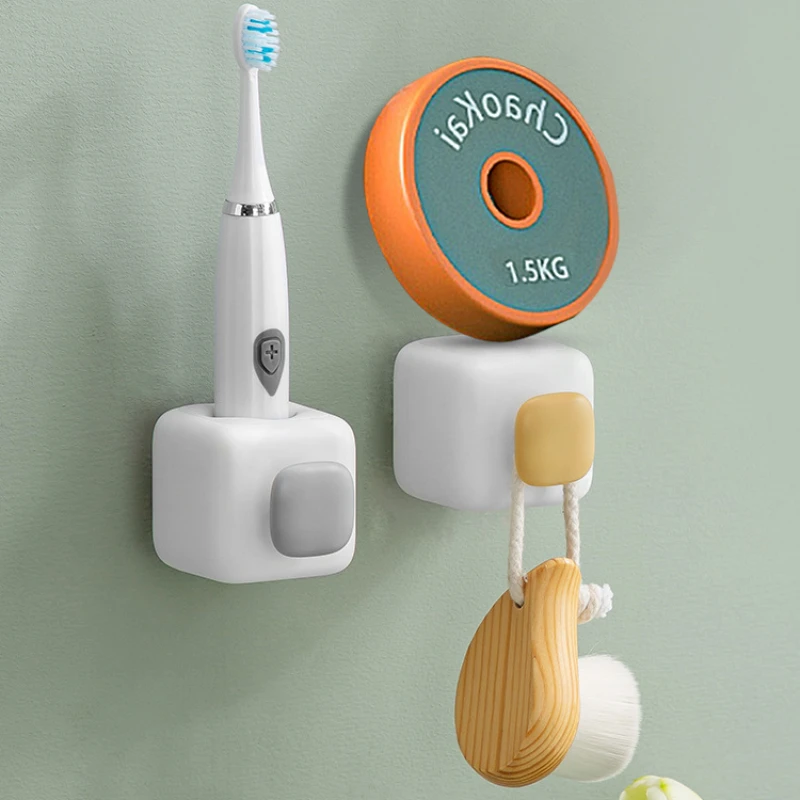 Wall-Mounted Toothbrush Holder Stand Rack Soft Silicone Electric Toothbrush Holder with Hook Space Saving Bathroom Accessories
Wall-Mounted Toothbrush Holder Stand Rack Soft Silicone Electric Toothbrush Holder with Hook Space Saving Bathroom Accessories