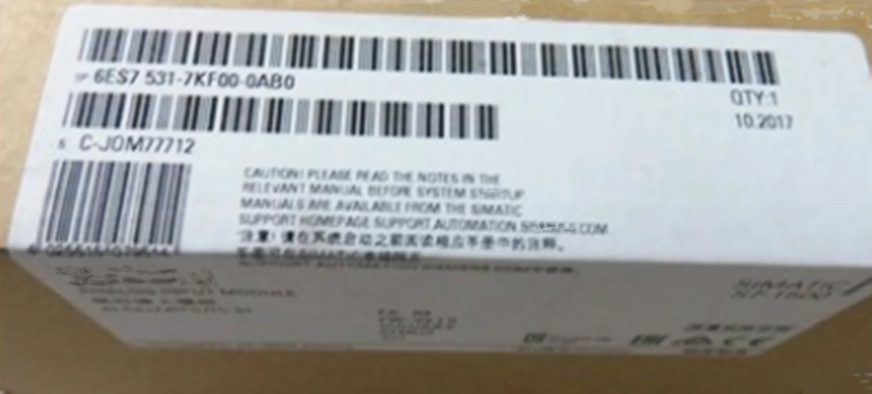 Новый оригинальный 6ES7 531-7KF00-0AB0 6ES7531-7KF00-0AB0 Гарантия один год Склад быстрая доставка
Новый оригинальный 6ES7 531-7KF00-0AB0 6ES7531-7KF00-0AB0 Гарантия один год Склад быстрая доставка