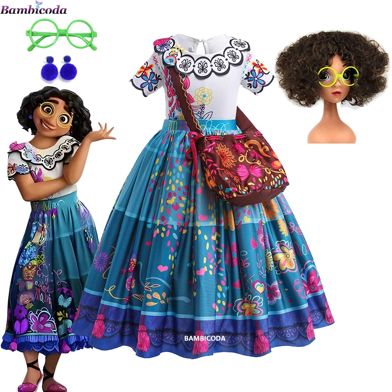 Girls Encanto Costume Princess Dress Suit Charm for Girls Cosplay Mirabel Carnival Birthday Party Christmas Clothes
Girls Encanto Costume Princess Dress Suit Charm for Girls Cosplay Mirabel Carnival Birthday Party Christmas Clothes