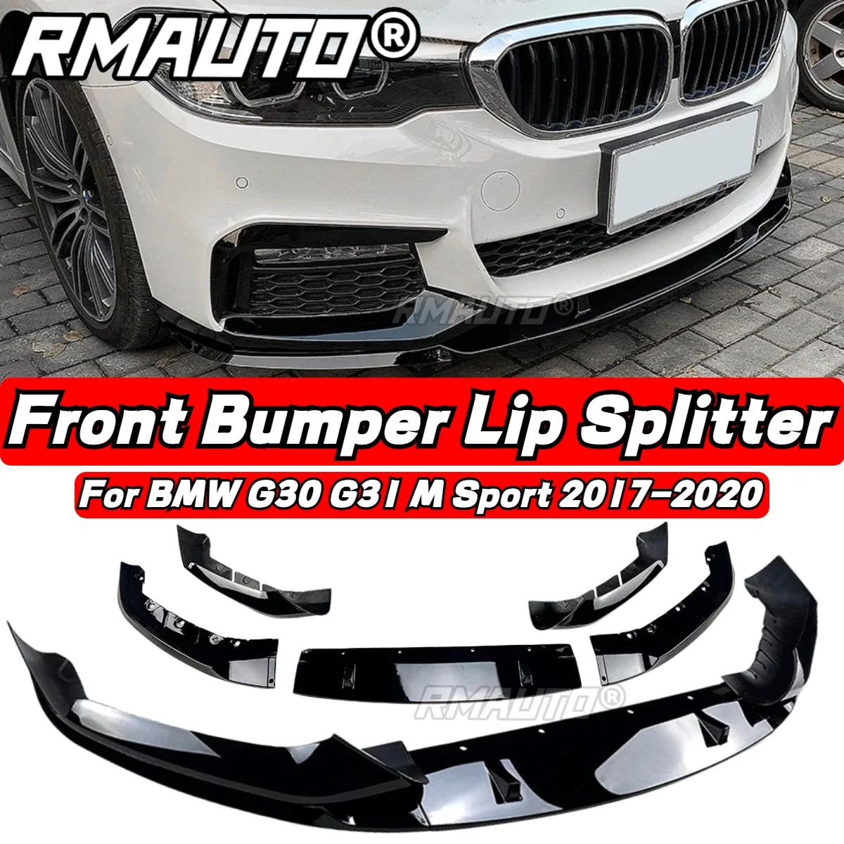 For G30 Lip Car Front Bumper Splitter Lip Diffuser Bumper Aprons Guard Cover Body Kit For BMW G30 G31 M Sport 2017-2020 Body Kit
For G30 Lip Car Front Bumper Splitter Lip Diffuser Bumper Aprons Guard Cover Body Kit For BMW G30 G31 M Sport 2017-2020 Body Kit