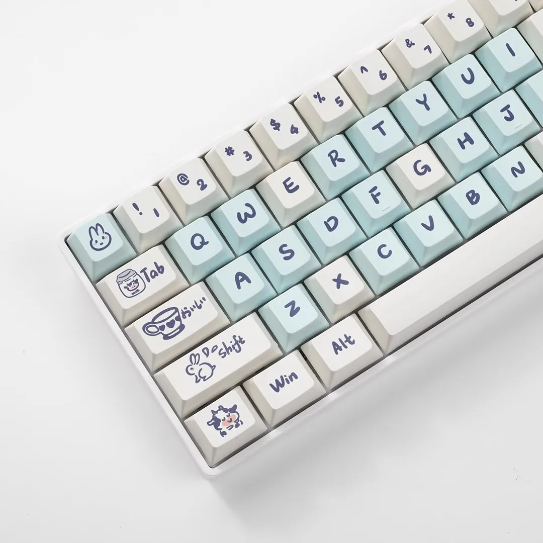 Cherry Profile PBT Keycaps Cute Milk Candy Keycap Dye-Sub 130 Keys For Gaming Mechanical Keyboard DrunkDeer A75 QK75 Alice
Cherry Profile PBT Keycaps Cute Milk Candy Keycap Dye-Sub 130 Keys For Gaming Mechanical Keyboard DrunkDeer A75 QK75 Alice