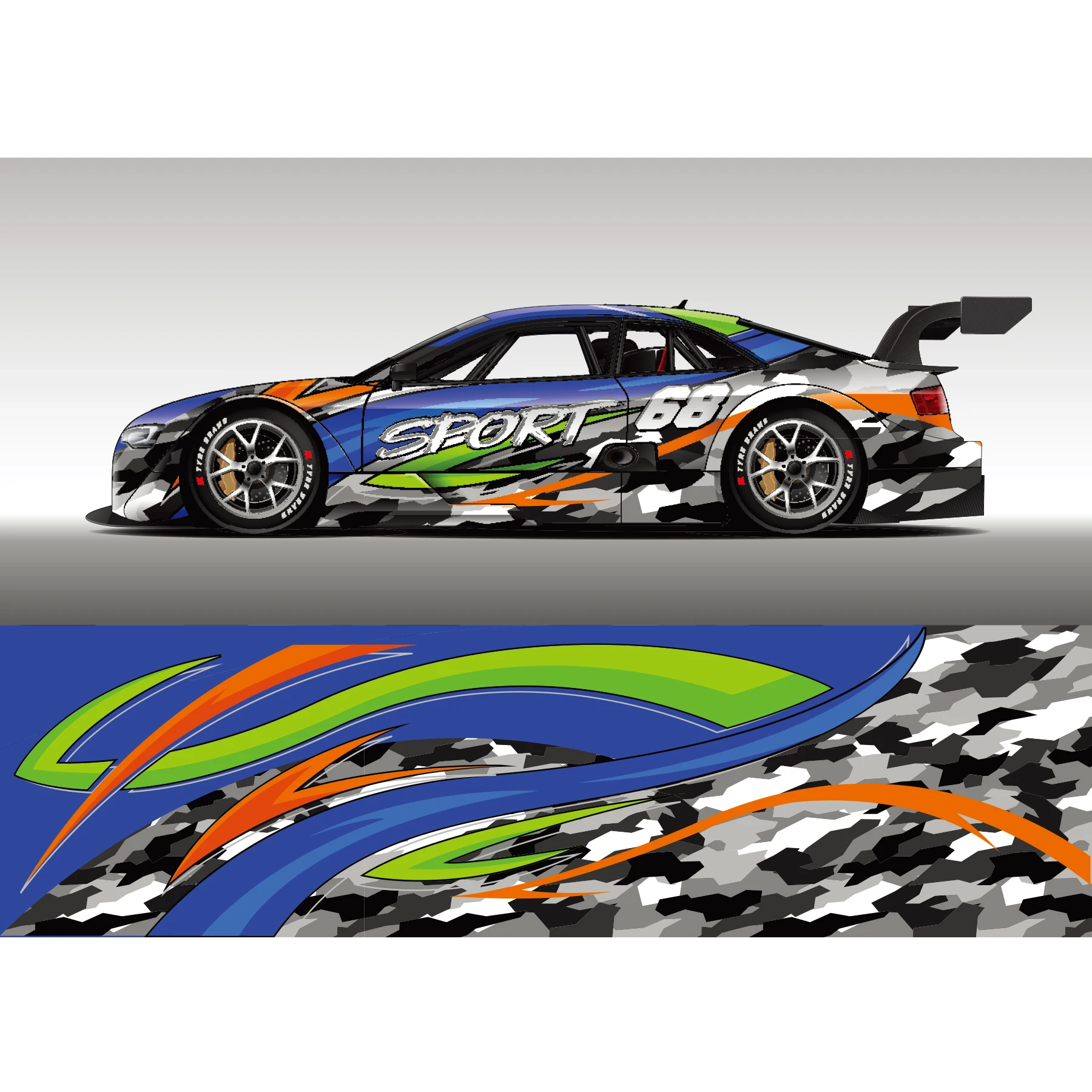 Brand Racing Car Full Wrap Sticker Car Decal Decorative Cut Body Racing Graphic Decal Vinyl Wrap Modern Design Red Retro
Brand Racing Car Full Wrap Sticker Car Decal Decorative Cut Body Racing Graphic Decal Vinyl Wrap Modern Design Red Retro