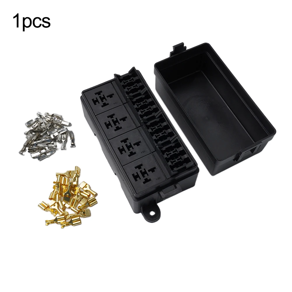 12 Way Low Voltage Blade Fuse Box With Paddle/Fuse Terminal 4 Pin 12V40A Relay For Car Fuse Box Fuse Holder With Fuse Terminal
12 Way Low Voltage Blade Fuse Box With Paddle/Fuse Terminal 4 Pin 12V40A Relay For Car Fuse Box Fuse Holder With Fuse Terminal