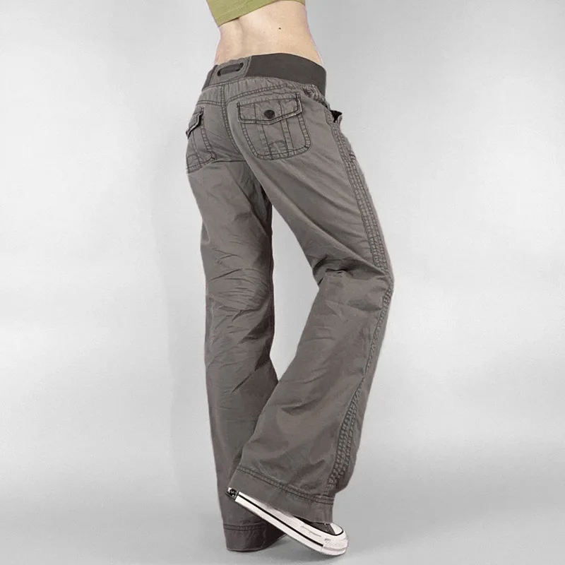 2000s Clothes Y2k Low Rise Boot Cut Jeans Woman Casual Black Striped Denim Trousers Streetwear Flare Pants P77-DD25 284 Sbc5d9b7cba474fe8950812e204f85bc6I