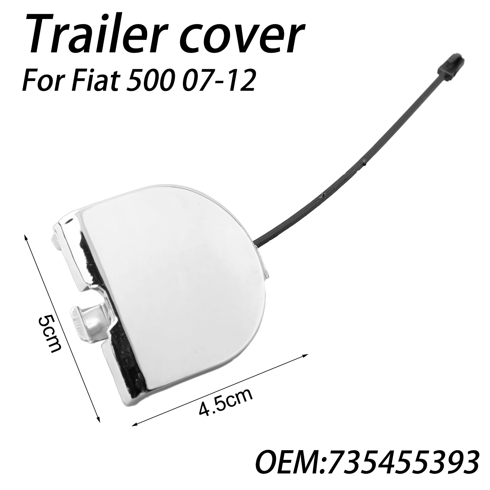 1pcs Tail Bumper Tow Hook Covers Cap Car Rear Tow Hook Cover For Rear Bumper Towing Eye Cover Chrome 735455393
1pcs Tail Bumper Tow Hook Covers Cap Car Rear Tow Hook Cover For Rear Bumper Towing Eye Cover Chrome 735455393