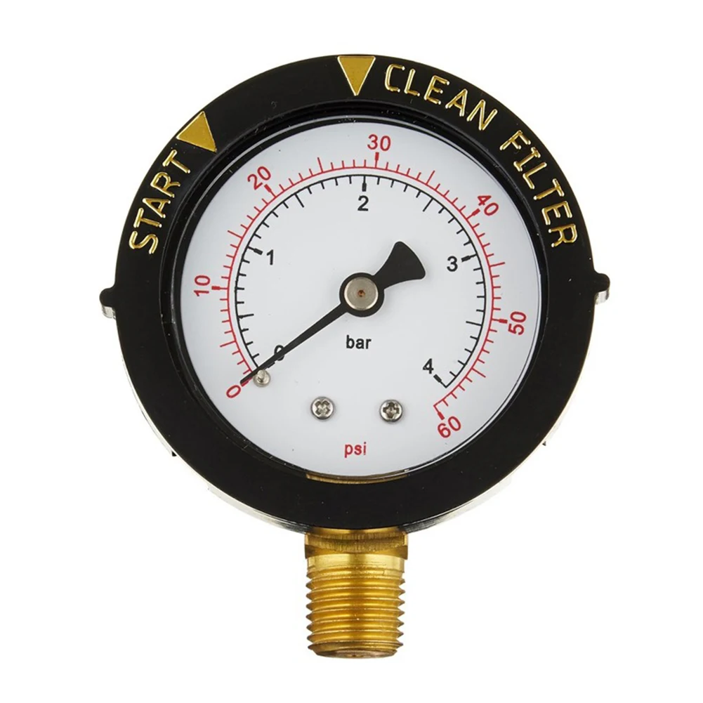 Easy Installation Brass Connector Pool Filter Indicator Pressure Gauge 0 60 Psi Lower Mount For Pentair 190058 Compatible
Easy Installation Brass Connector Pool Filter Indicator Pressure Gauge 0 60 Psi Lower Mount For Pentair 190058 Compatible
