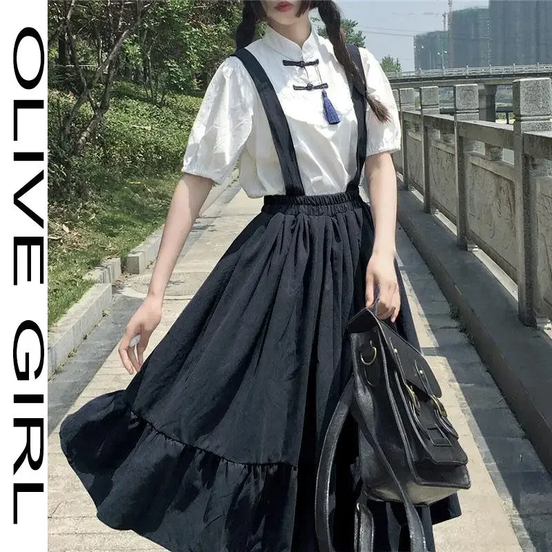 2021 Summer Dresses For Women Casual Kawaii Fairy Indie Clothes Short Sleeve Strap Maxi Dress Lolita Harajuku Cottagecore Robe
2021 Summer Dresses For Women Casual Kawaii Fairy Indie Clothes Short Sleeve Strap Maxi Dress Lolita Harajuku Cottagecore Robe