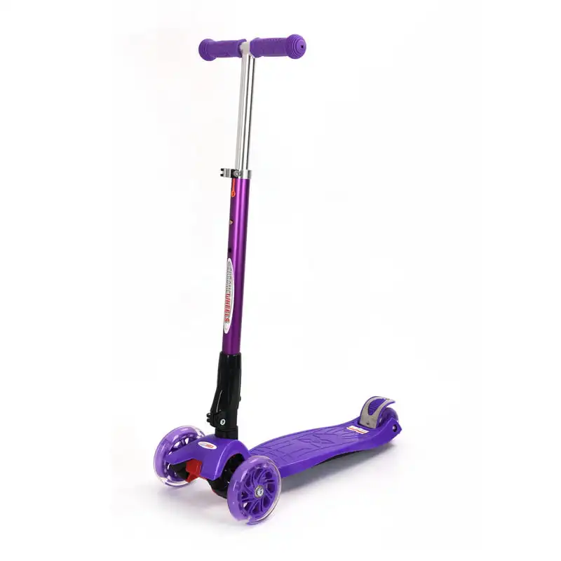 GlideKick 3-Wheel Foldable Scooter With Lightup Wheels & Extendable T-Bar - Purple
GlideKick 3-Wheel Foldable Scooter With Lightup Wheels & Extendable T-Bar - Purple