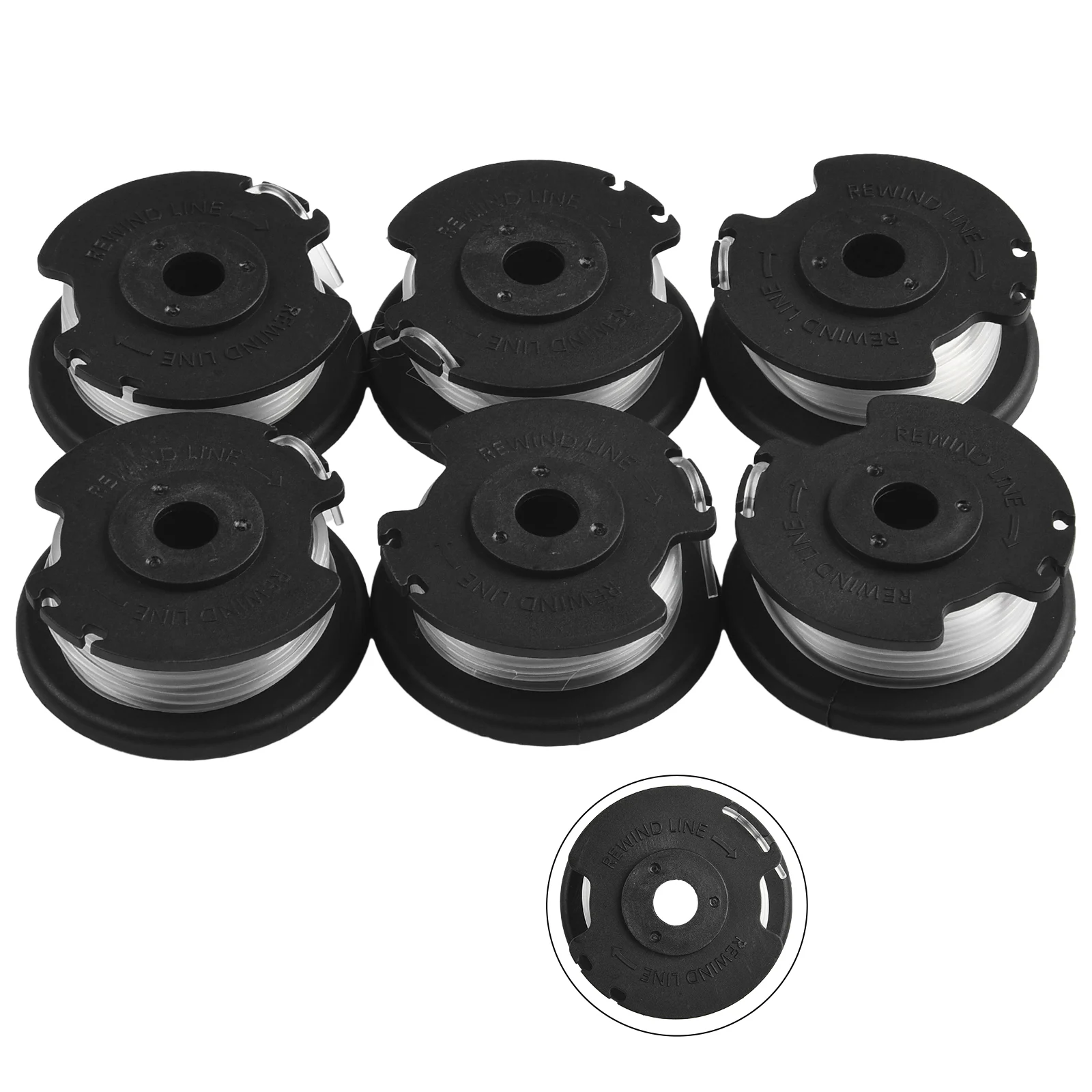 6Pcs Trimmer Spare Spool For Hyper Tough HT19-401-003-06,HT19-401-003-07 Brushcutter Spools Garden Tools Accessories
6Pcs Trimmer Spare Spool For Hyper Tough HT19-401-003-06,HT19-401-003-07 Brushcutter Spools Garden Tools Accessories
