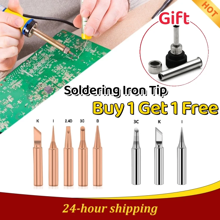 5Pcs 900M-T-I 900M-T-B Pure Copper Iron Tip Soldering Tip Rework Station Welding Head BGA Soldering Tools Branding Iron Welding
5Pcs 900M-T-I 900M-T-B Pure Copper Iron Tip Soldering Tip Rework Station Welding Head BGA Soldering Tools Branding Iron Welding