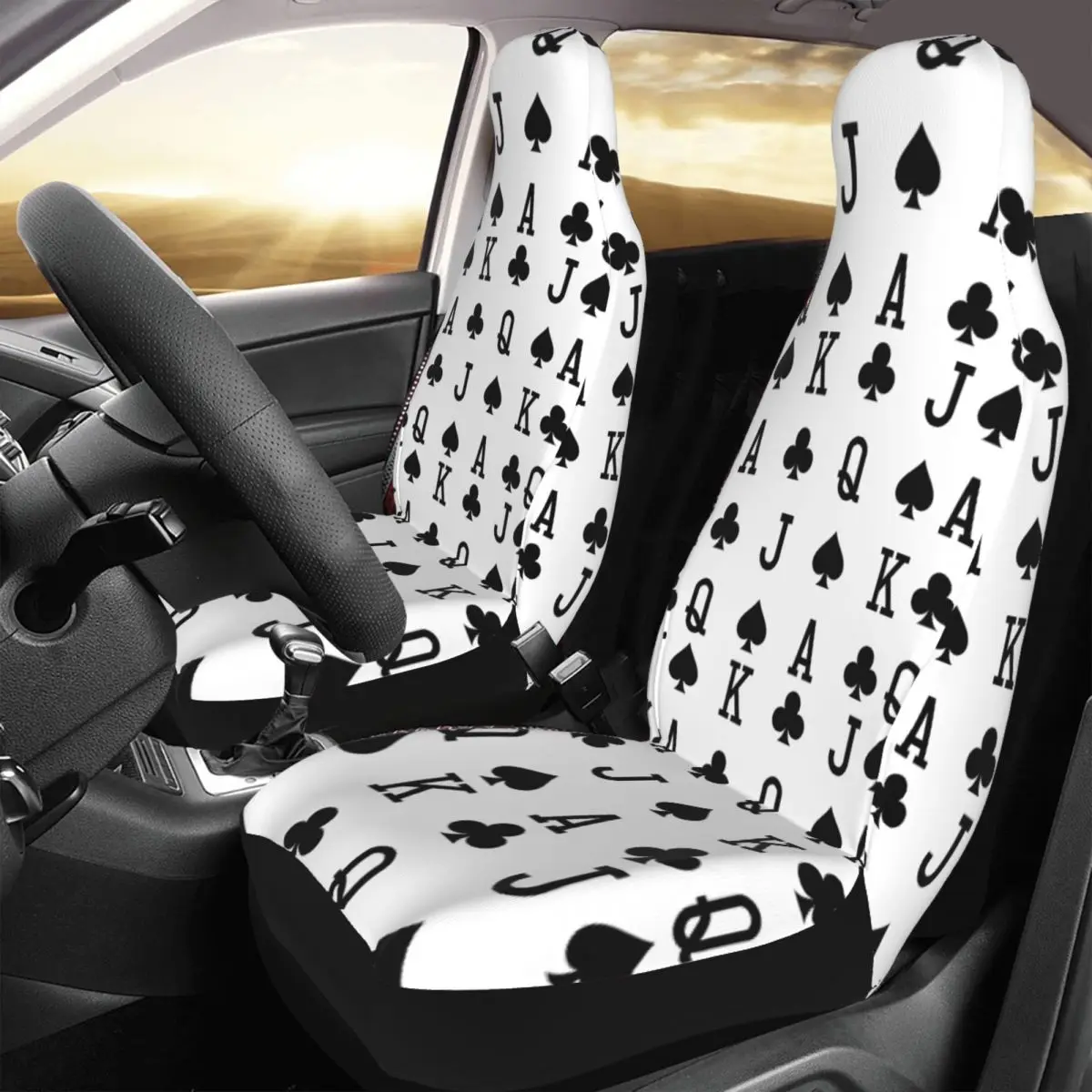 Ace King Queen Jack Spades&Clubs Car Seat Cover Custom Printing Universal Front Protector Accessories Cushion Set
Ace King Queen Jack Spades&Clubs Car Seat Cover Custom Printing Universal Front Protector Accessories Cushion Set