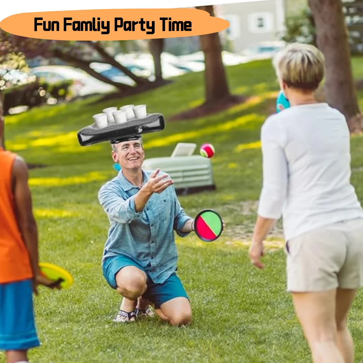 2Pcs Inflatable Beer Cup Pong Hat Creative Toss Game Hat for Adults Fun Party Supplies for Outdoor Games,Christmas birthday 2Pcs Inflatable Beer Cup Pong Hat Creative Toss Game Hat for Adults Fun Party Supplies for Outdoor Games,Christmas birthday