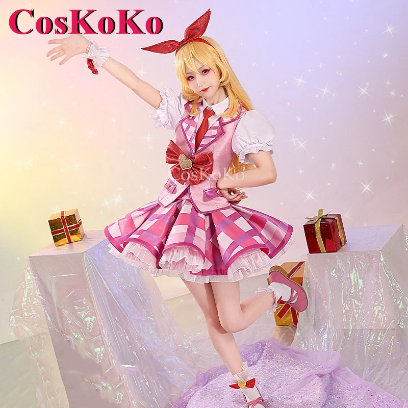 CosKoKo Hoshimiya Ichigo косплей игры Aikatsu! Костюм Великолепная Милая униформа для Хэллоуина
CosKoKo Hoshimiya Ichigo косплей игры Aikatsu! Костюм Великолепная Милая униформа для Хэллоуина