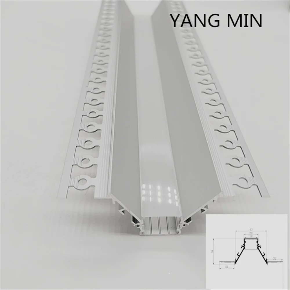 1m/pcs new arrival Aluminium Extrusion Ceiling LED Profile Led Strip Channel for Drywall and Plasterboard
1m/pcs new arrival Aluminium Extrusion Ceiling LED Profile Led Strip Channel for Drywall and Plasterboard