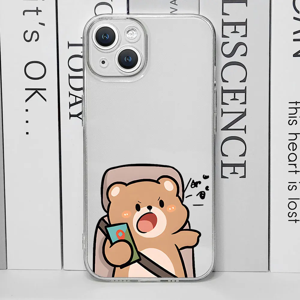 Funny Bunny Bear Lovers Couple Phone Case for IPhone 16 15 14 13 12 11 Pro Mini X XS MAX 7 8Plus Soft Paired Cover for IPhone 11 Funny Bunny Bear Lovers Couple Phone Case for IPhone 16 15 14 13 12 11 Pro Mini X XS MAX 7 8Plus Soft Paired Cover for IPhone 11
