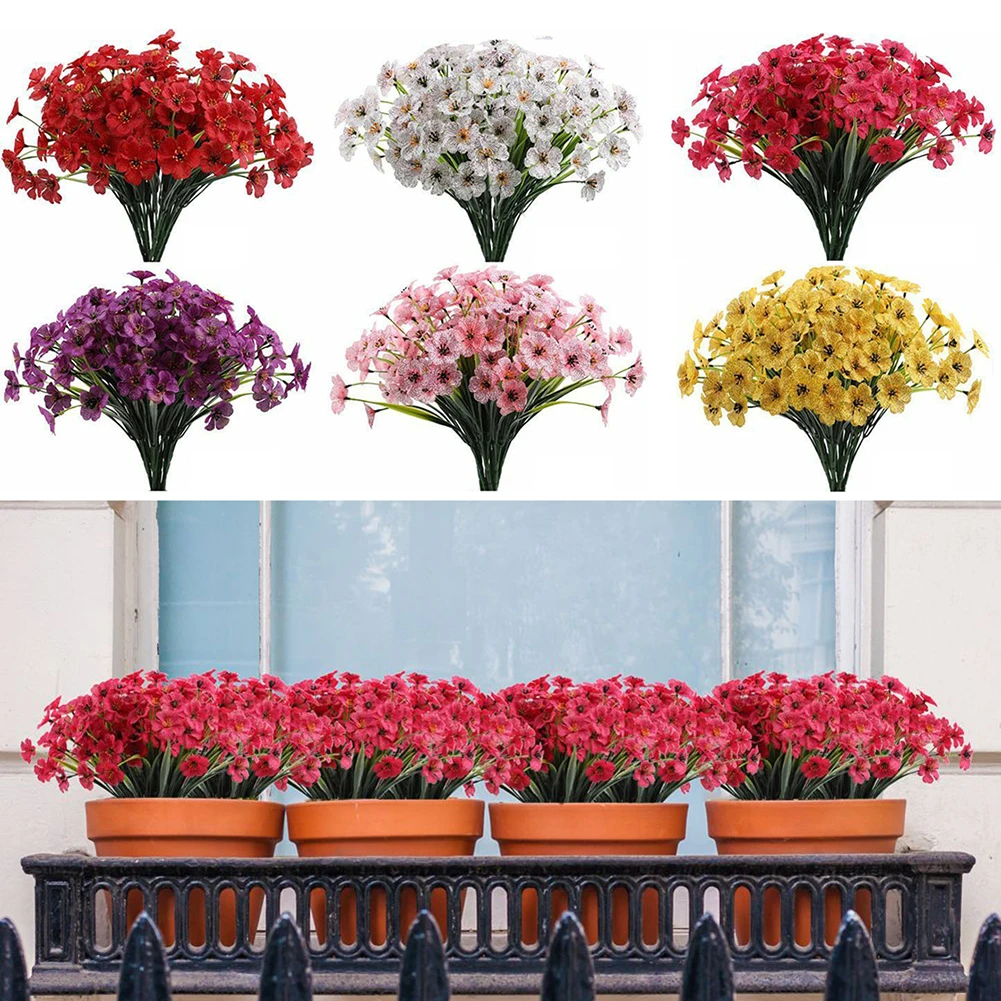 1 Bunch Plastic Artificial Flowers Fake Flowers Simulated Bouquet Plants For Home Vase Decor Non Fading Grden Decoration 31cm
1 Bunch Plastic Artificial Flowers Fake Flowers Simulated Bouquet Plants For Home Vase Decor Non Fading Grden Decoration 31cm