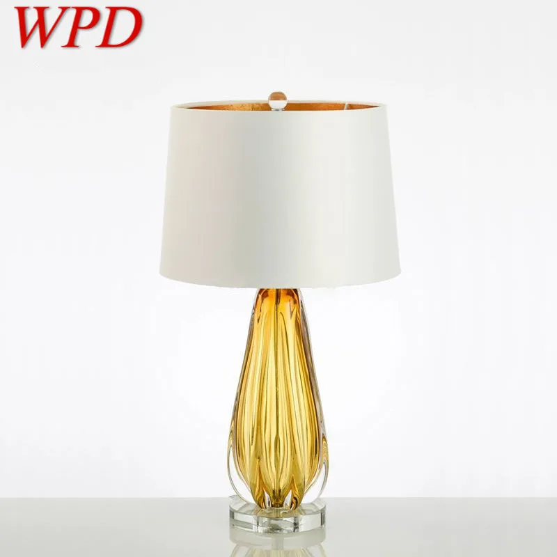 

WPD Nordic Glaze Table Lamp Modern Art Iiving Room Bedroom Study Hotel LED Personality Originality Desk Light