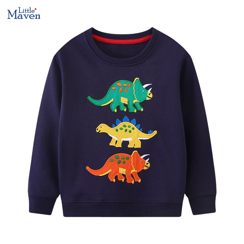 Толстовки Little maven для детей, одежда для маленьких мальчиков, детская одежда, новинка осень-весна 2024, свитшоты для младенцев с мультяшными динозаврами
Толстовки Little maven для детей, одежда для маленьких мальчиков, детская одежда, новинка осень-весна 2024, свитшоты для младенцев с мультяшными динозаврами