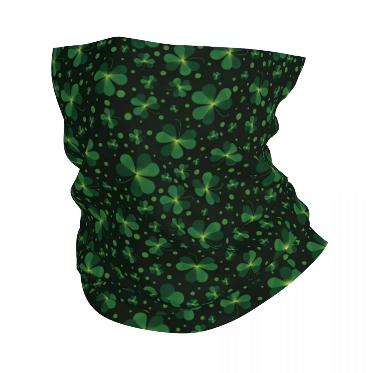 

Бандана Shamrock с принтом листьев зеленая, шейный платок, Балаклава, маска-шарф, многофункциональная повязка на голову для рыбалки для мужчин и женщин, для взрослых, Всесезонная