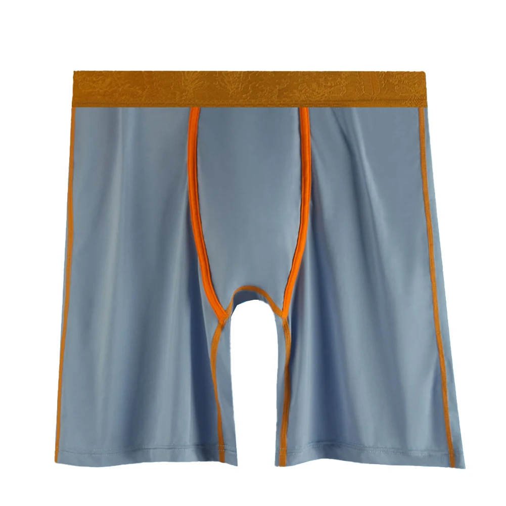 Men Ice Silk Boxers Smooth Quick-drying Long Underwear Sports Middle Waist Trunk Lenthen Swim Beach Brief Summer Breath Lingerie
Men Ice Silk Boxers Smooth Quick-drying Long Underwear Sports Middle Waist Trunk Lenthen Swim Beach Brief Summer Breath Lingerie
