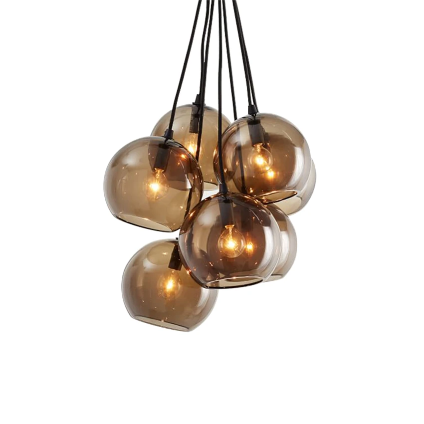 Стеклянные комбинированные люстры в американском стиле, винтажные подвесные лампы-ленты из коричневого стекла для гостиной, ресторана, спальни
Стеклянные комбинированные люстры в американском стиле, винтажные подвесные лампы-ленты из коричневого стекла для гостиной, ресторана, спальни