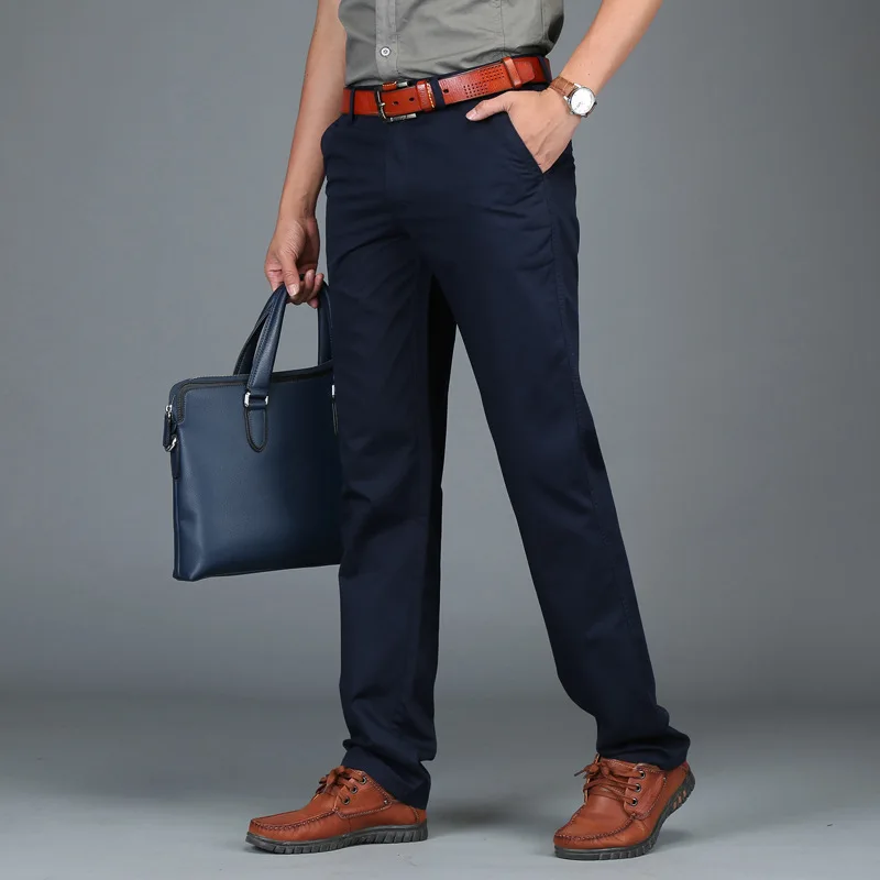 Spring Summer Cargo Pants Men Casual Mid-waist Cotton Business Trousers Men Straight Pant Pantalon Homme Plus Size 29-44
Spring Summer Cargo Pants Men Casual Mid-waist Cotton Business Trousers Men Straight Pant Pantalon Homme Plus Size 29-44